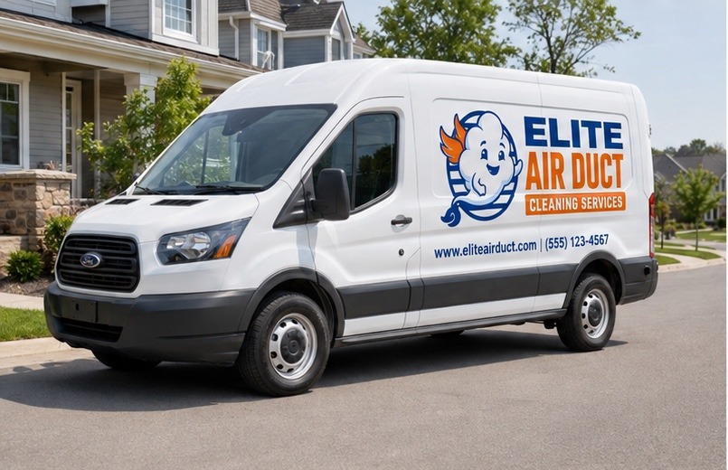 Elite Air Duct service van